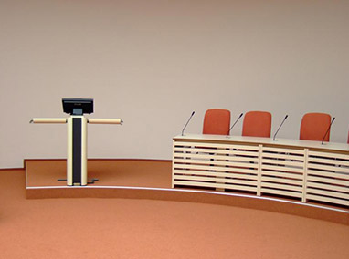 HAIJIE digital lectern is used in conference of united nations educational scien